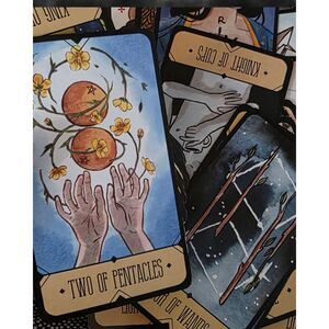 Sasuraibito Tarot Deck with Guidebook by Stasia Burrington Gilded Edge Indie